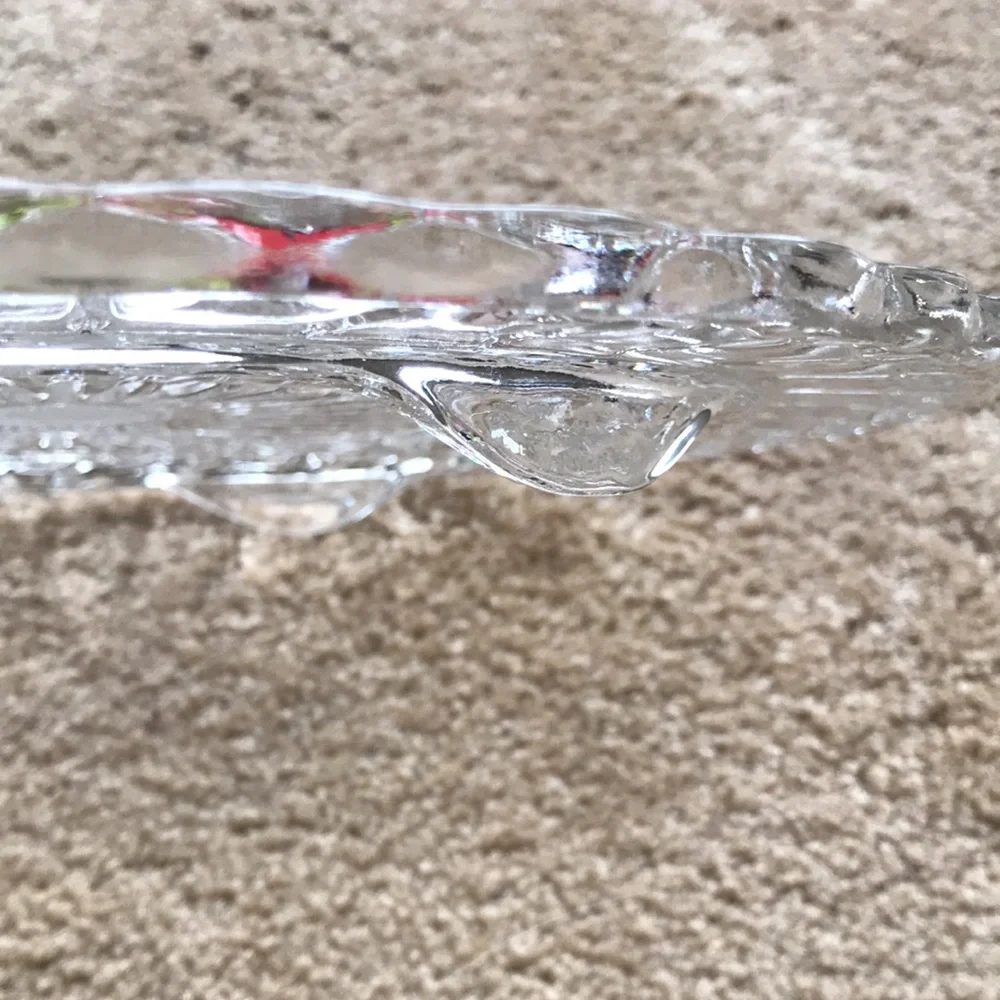 Vintage FEDERAL GLASS Footed Cake Plate 2889 Clear